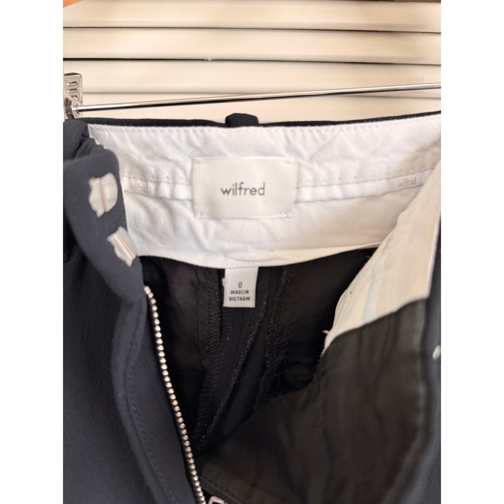 Wilfred Black High-Waist Wide-Leg Trousers - Picture 4 of 4